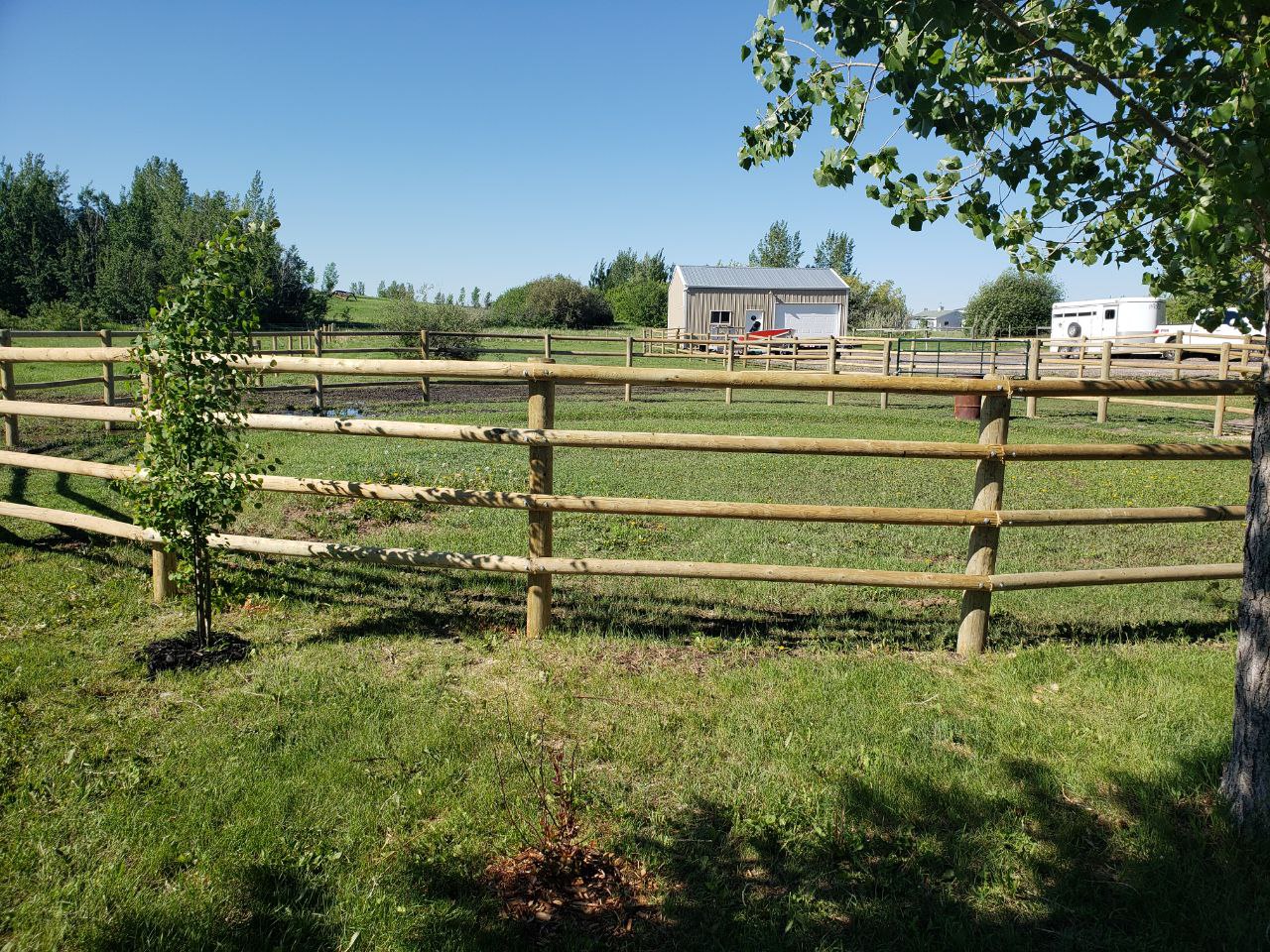 Round-Rail-Fence-for-Horses-9